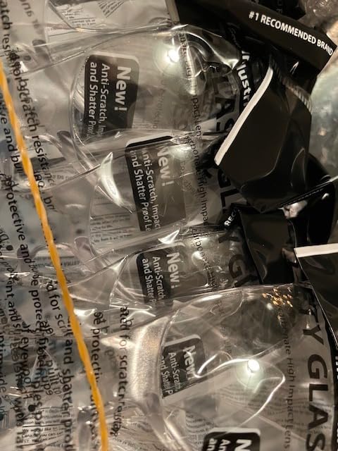 BISON LIFE Clear Safety Glasses for Men & Women, ANSI Z87.1 Certified,12Pk customer photo 1