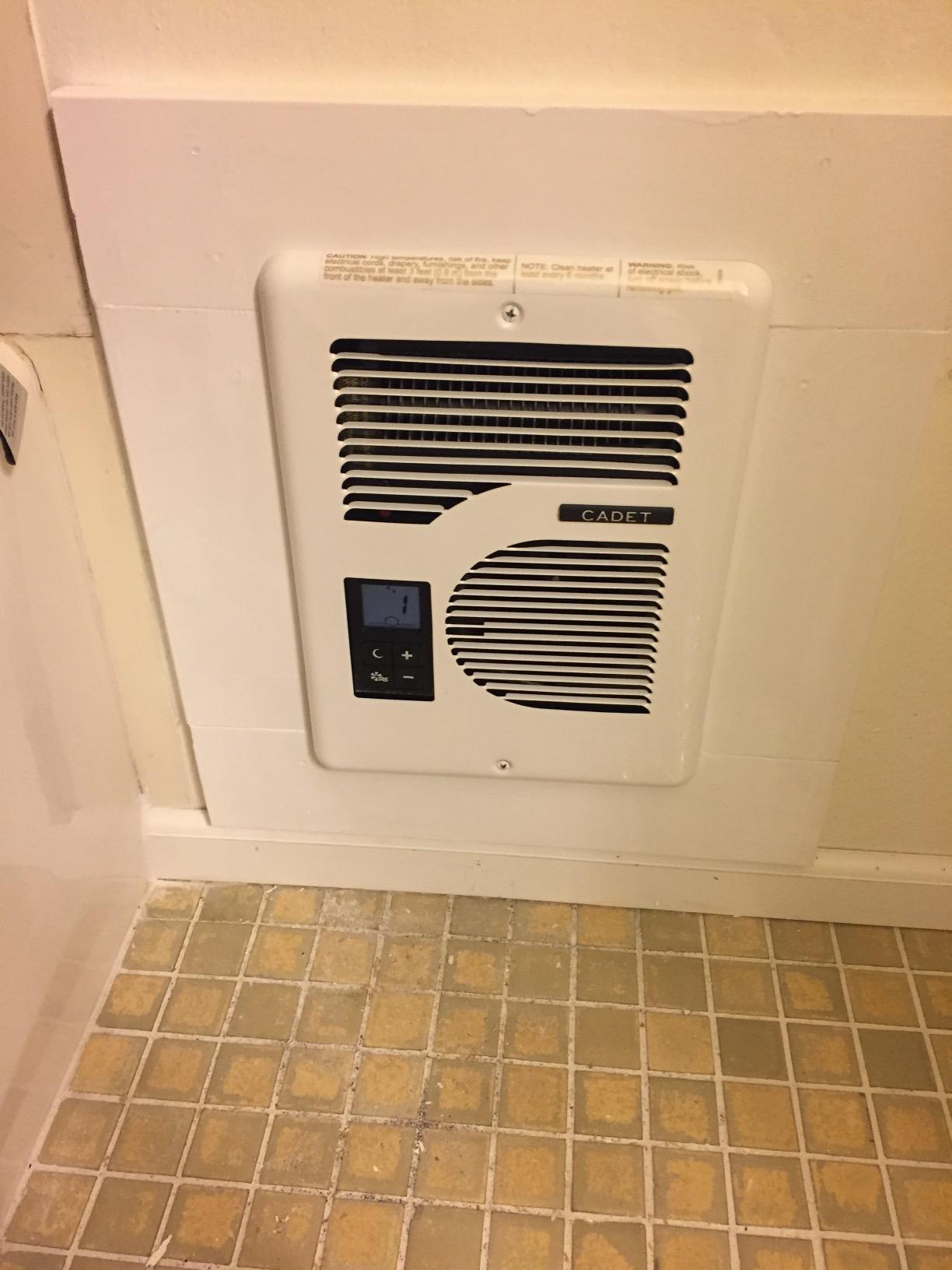 Cadet Energy Plus Electric Wall Heater - Digital Thermostat, 1600W, 240V customer photo 2