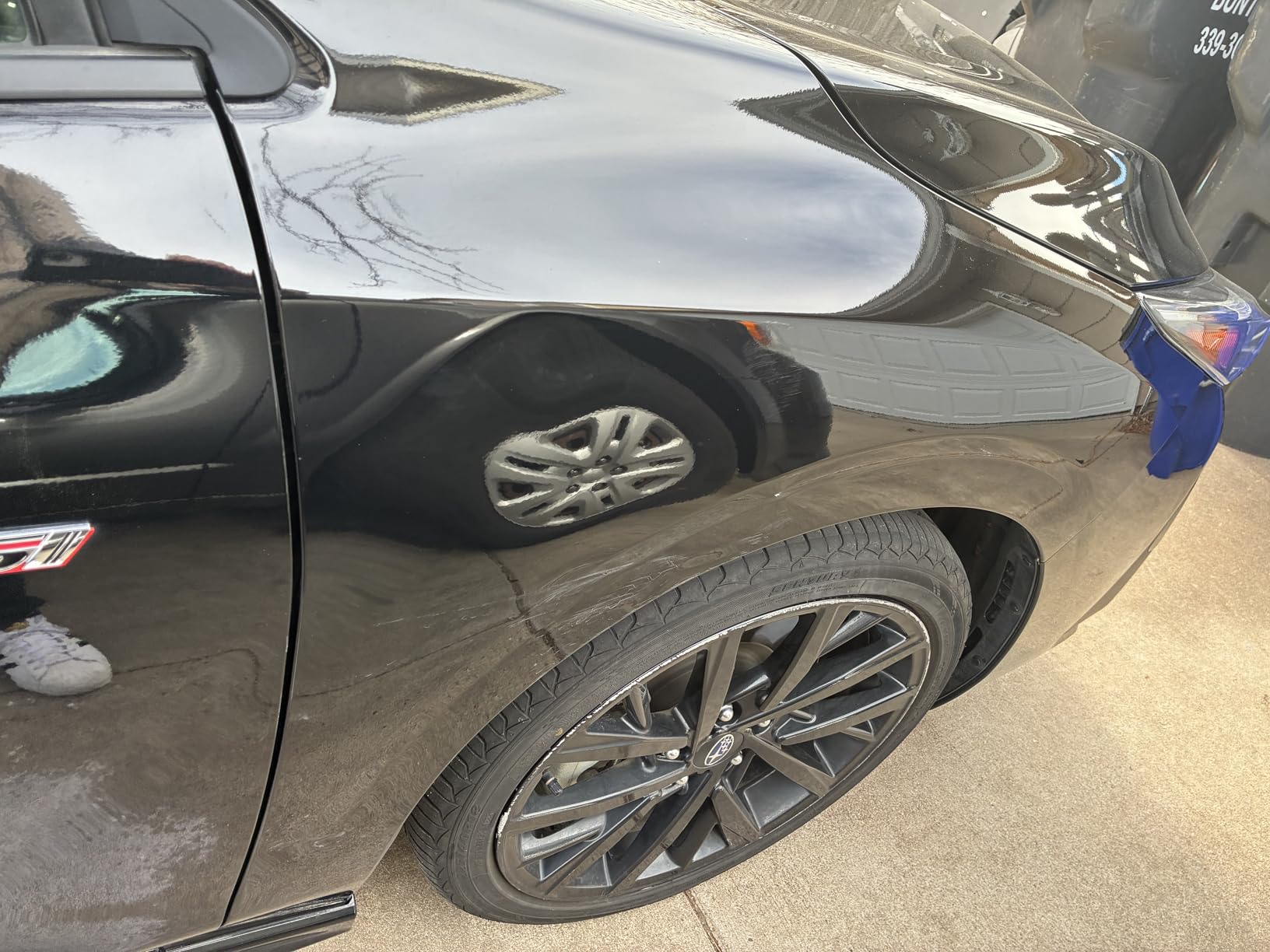 HS UltraGloss Carnauba Black Color Match Car Polish with PTFE results. The Professional Choice. 10 oz. customer photo 2
