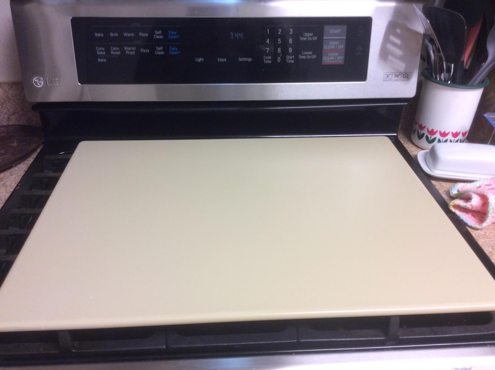 Commercial Grade Red Cutting Board - 24 x 18 Extra Large 1/2