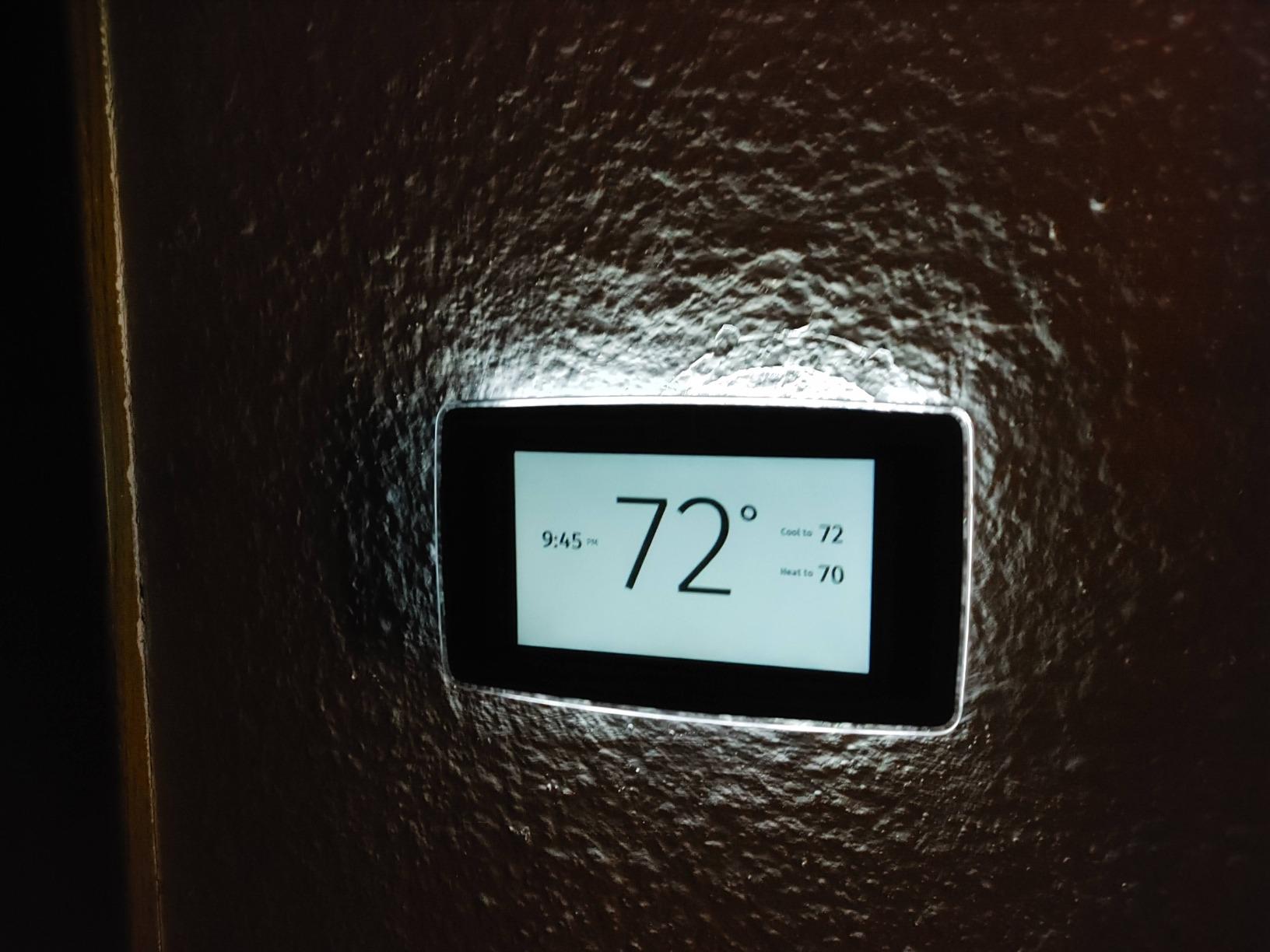 Sensi Touch Smart Thermostat by Emerson with Touchscreen Color Display, Programmable, Wi-Fi, Mobile App, Easy DIY, Data Privacy, Works with Alexa, Energy Star Certified, ST75 - Black, C-Wire Required customer photo 2