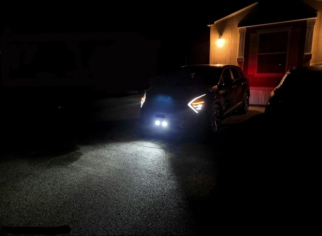Nilight - ZH010 2PCS 4 Inch 18W Flood LED Fog Lights Off Road Driving Lights With Wiring Harness, 2 Years Warranty customer photo 2