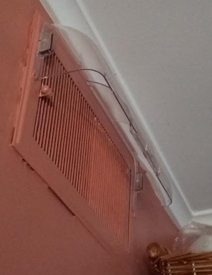 Home Intuition Heat and Air Vent Deflector 8.5