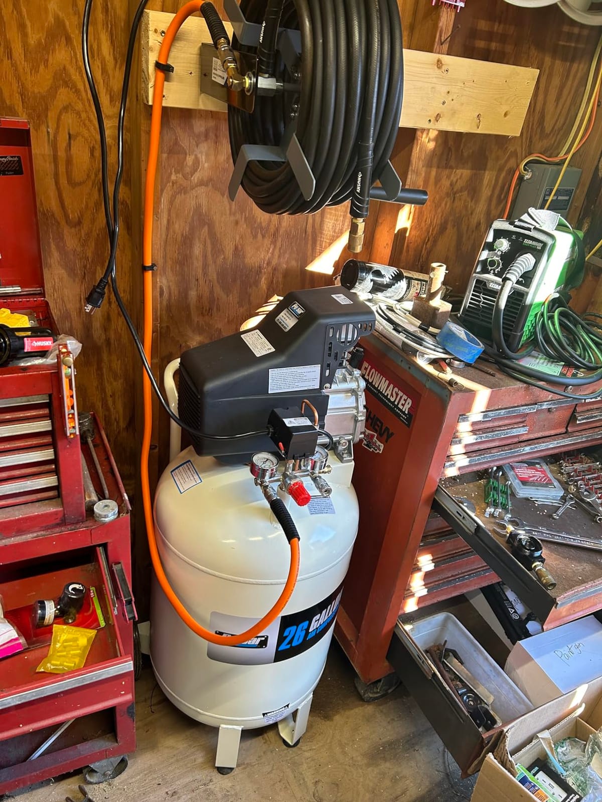 Giraffe Tools Hybrid Air Hose, 3/8 inch x 50 ft, 1/4 in. MNPT Fittings customer photo 2