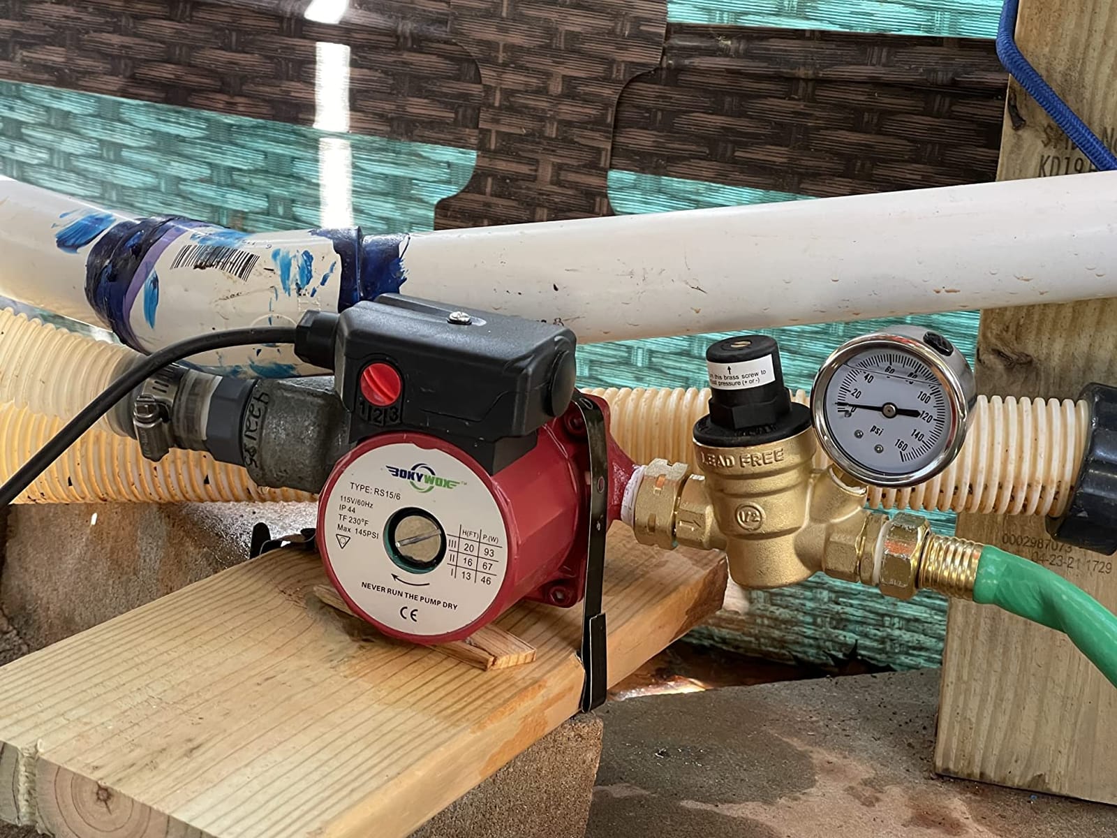 110V NPT3/4'' 3-Speed Domestic Hot Water Circulation Pump 93W Recirculating Circulating Circulator Pump for Solar Heater/Faucet(RS15/6G) customer photo 2