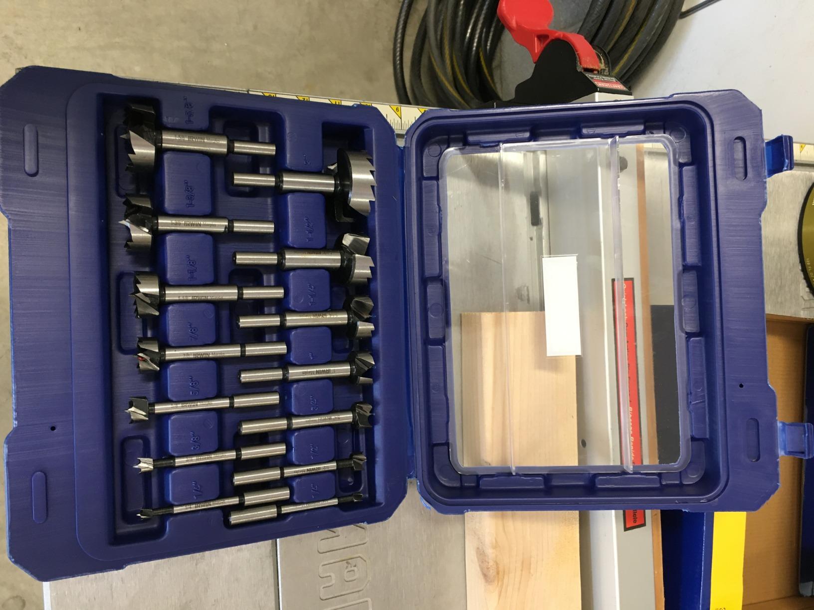 Irwin Tools IRWIN Marples Forstner Bit Set, Wood Drill Bits, Made of Carbon Steel, Ideal for Fine Woodworking, Cabinet-making and more, 14 Pieces (1966893) customer photo 1