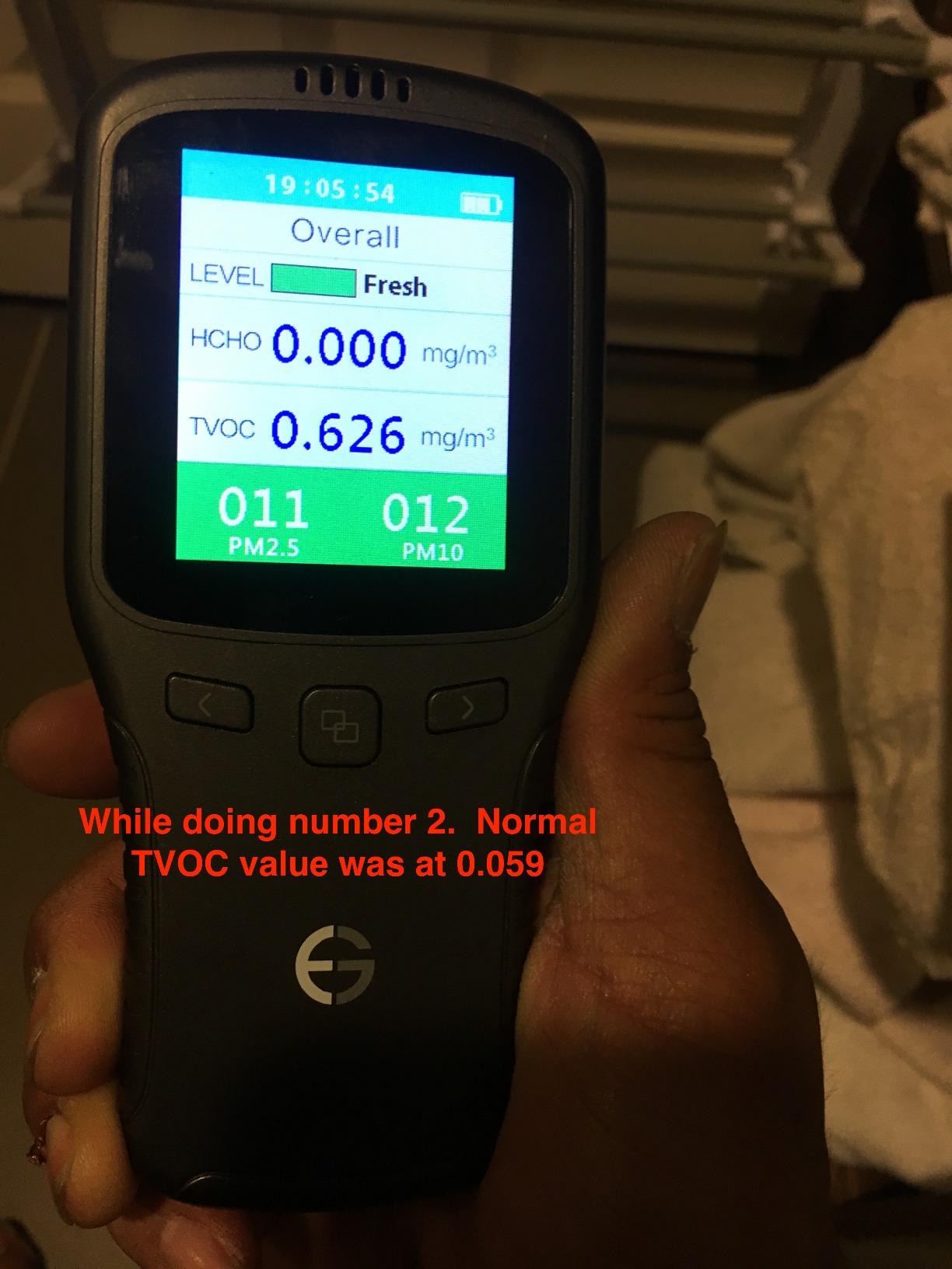 EG Air Quality Monitor, Formaldehyde Detector, Pollution Meter, Sensor, Tester; Detect & Test Indoor Pollution, TVOC Volatile Organic Compound Gas, PM2.5 2.5 Micron Particulate Matter Dust; eBook customer photo 1