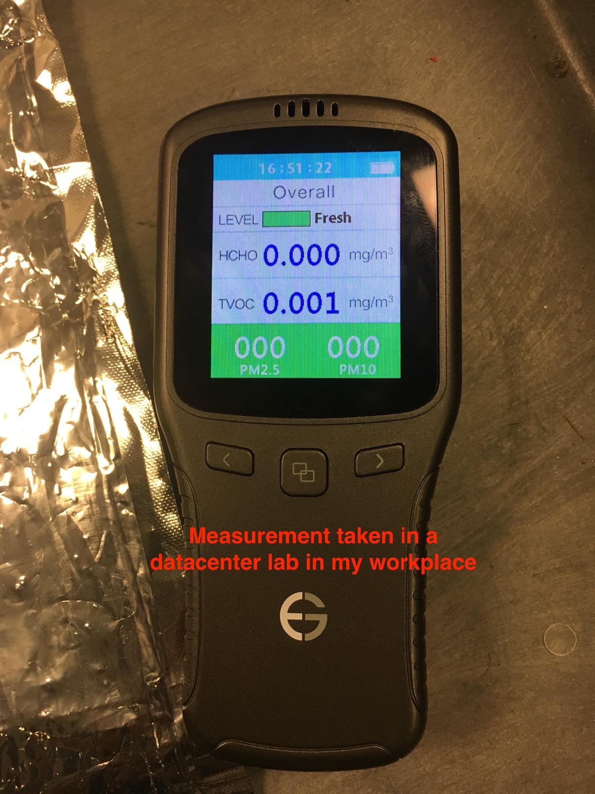 EG Air Quality Monitor, Formaldehyde Detector, Pollution Meter, Sensor, Tester; Detect & Test Indoor Pollution, TVOC Volatile Organic Compound Gas, PM2.5 2.5 Micron Particulate Matter Dust; eBook customer photo 2