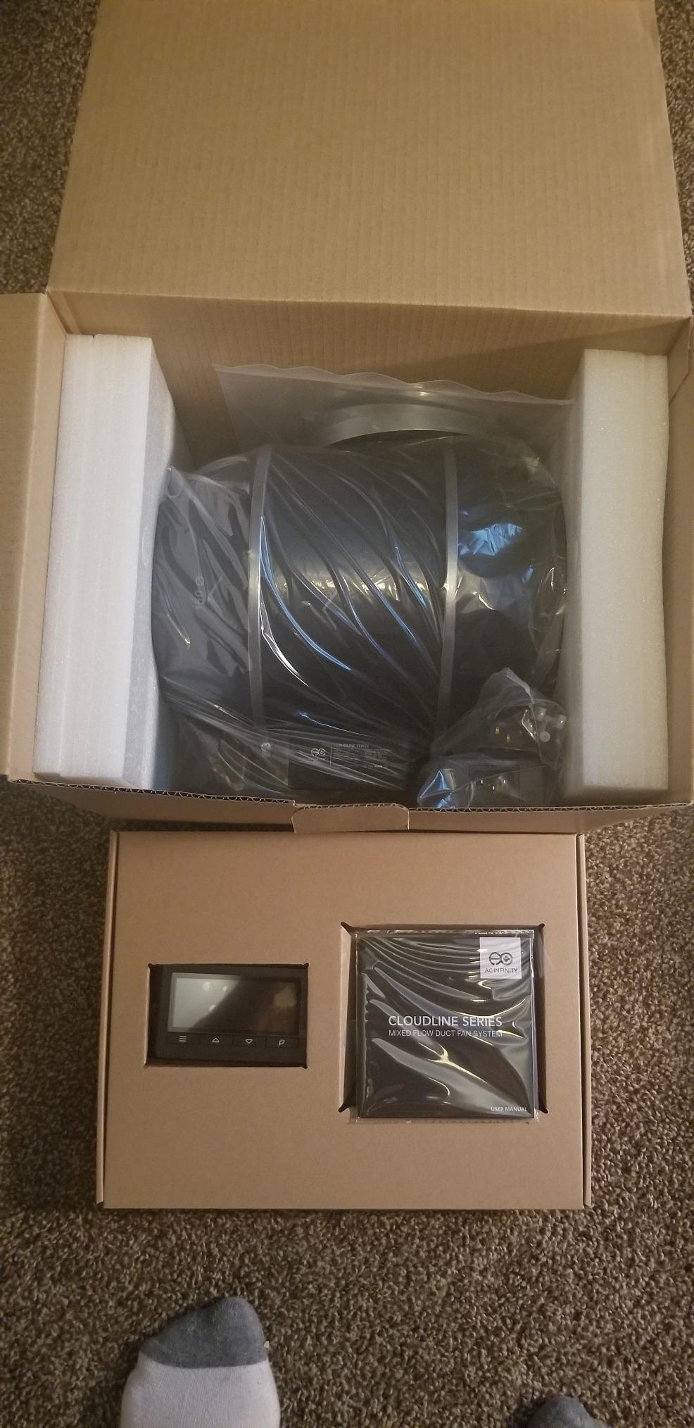 AC Infinity CLOUDLINE PRO T6, Quiet 6” Inline Duct Fan customer photo 1