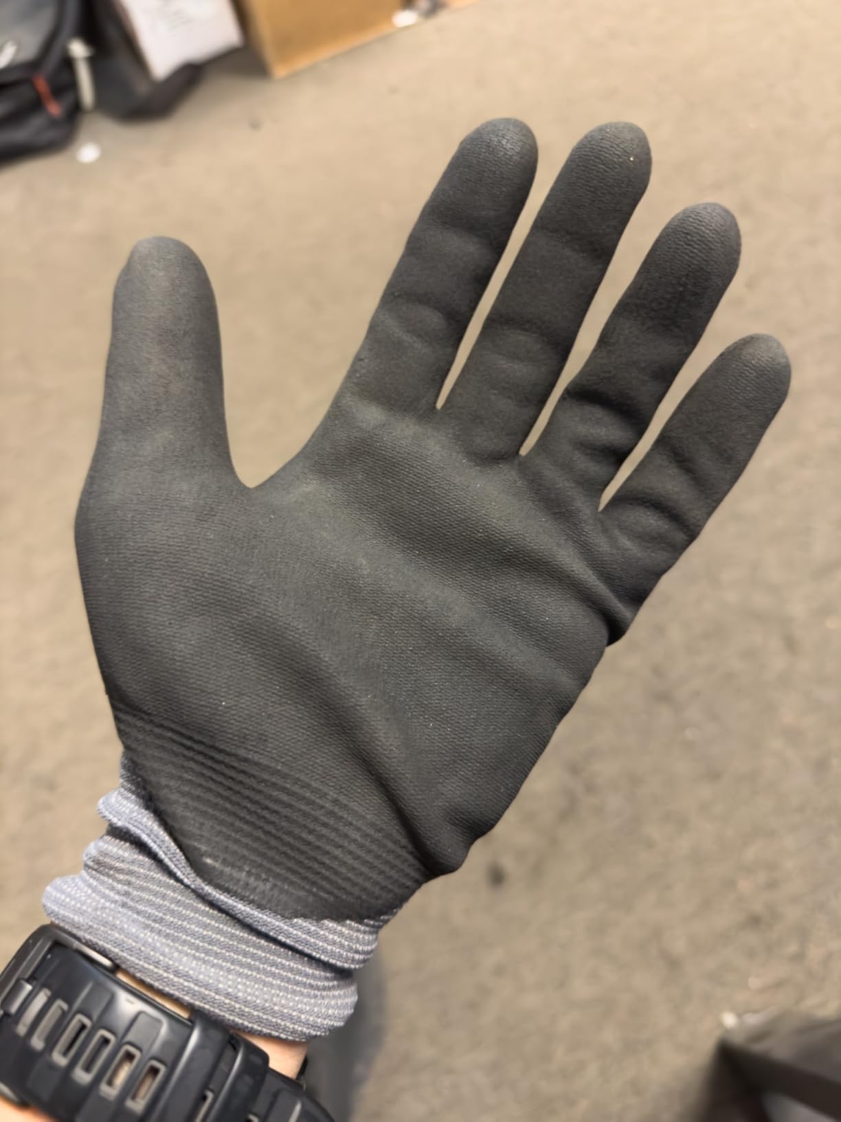 MaxiFlex Seamless Knit Nylon Gloves with Nitrile Coat and Micro Foam Grip on Palm and Fingers Cut Resistance customer photo 1