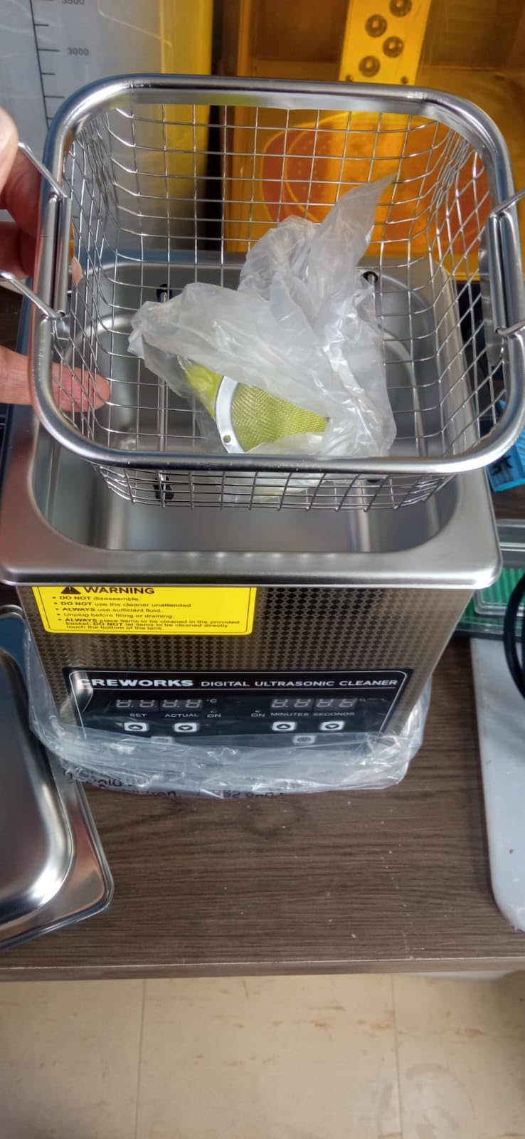 CREWORKS 2L Jewelry Cleaning Machine - 40kHz Digital Sonic Cleaner customer photo 2