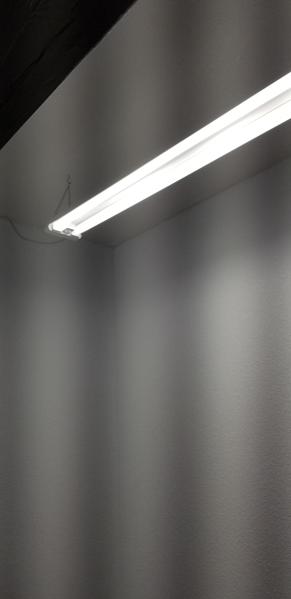 LEONLITE 2-Pack 4FT Motion Sensor LED Utility Shop Light, 40W, 5000K customer photo 1