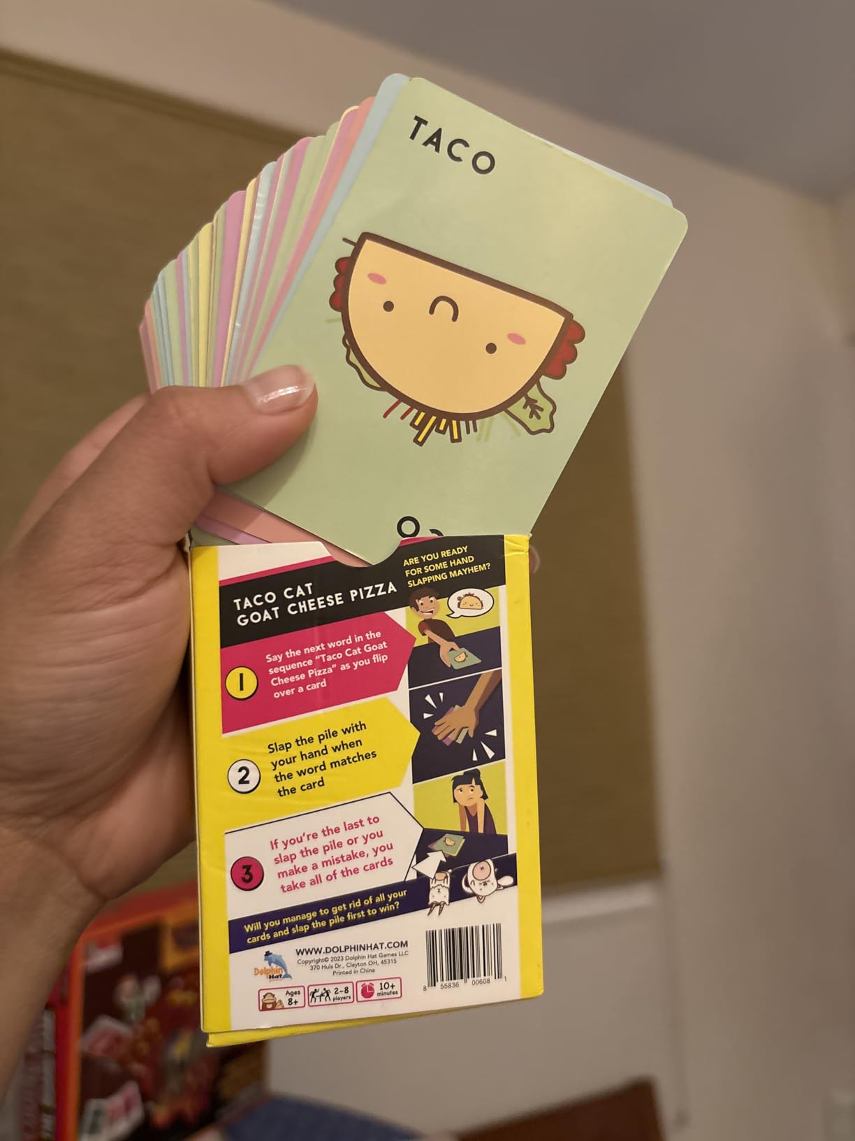 Taco Cat Goat Cheese Pizza Card Game by Taco Cat Games, Age 7+, 2-8 Players customer photo 2