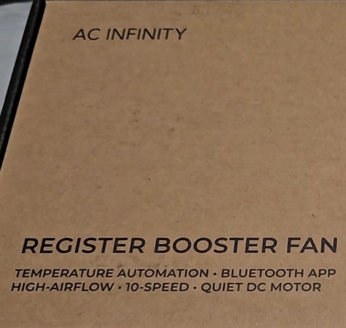 AC Infinity AIRTAP T4, White Register Booster Fan for 4”x10” Openings customer photo 2