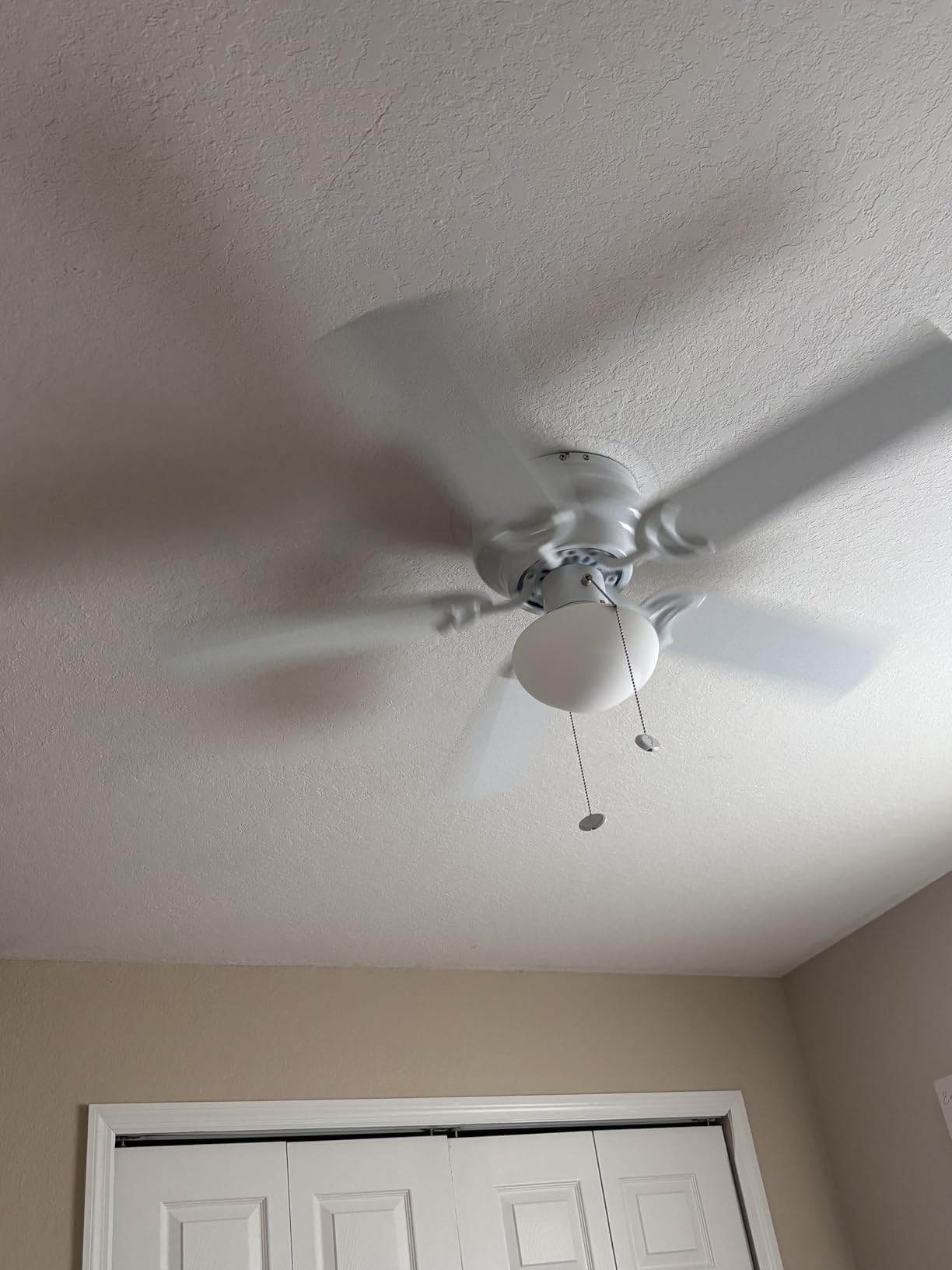 Prominence Home Alvina Traditional 42 Inch Ceiling Fan with Light, LED Flush Mount Ceiling Fan, Indoor Fan with 5 Blades, Light Cherry and Maple Brown Blade Finish Options, Bronze (50860-01) customer photo 1