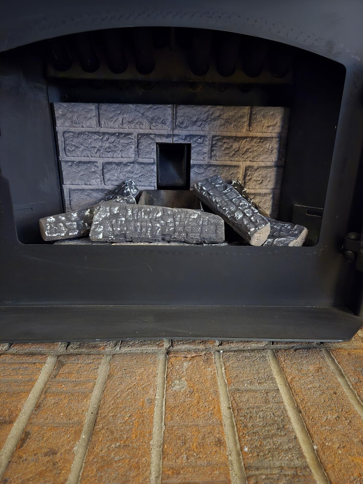 Skyflame 8 Small Piece Set of Ceramic Wood Logs for Fireplaces Fire Pits customer photo 1