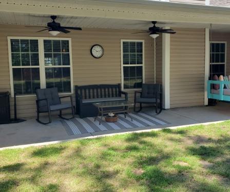 Honeywell Ceiling Fans Belmar 52 Inch Ceiling Fan With Light, Indoor/Outdoor Ceiling Fan with Pull Chain, LED Tri-Mount 5 Blade Design, ETL Damp Rated, Bronze (50512-01) customer photo 1