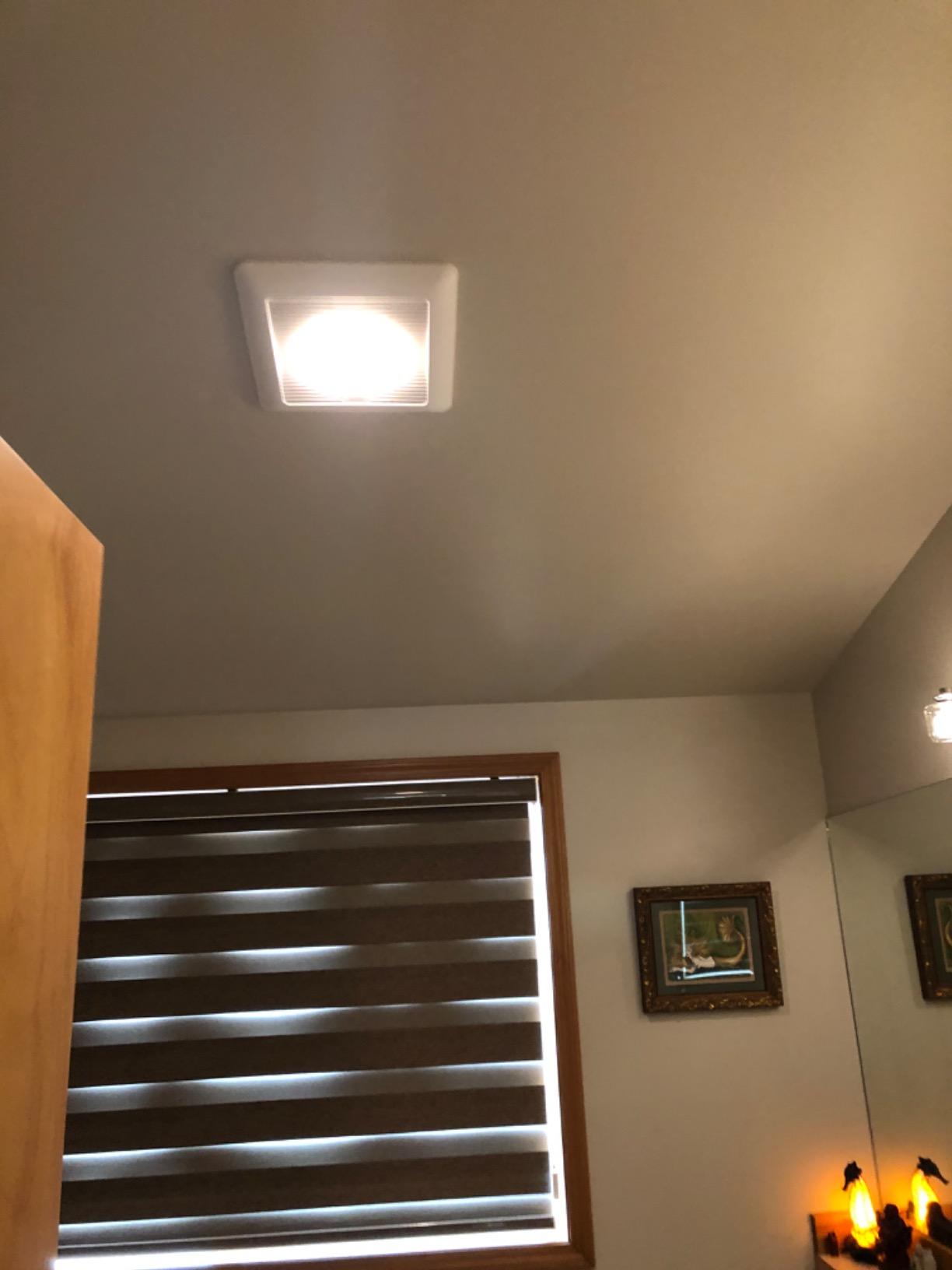 Panasonic WhisperGreen Select Ceiling Mount Exhaust Fan with LED Light, Customizable, 110-130-150 CFM, FV-0511VKL2 customer photo 1
