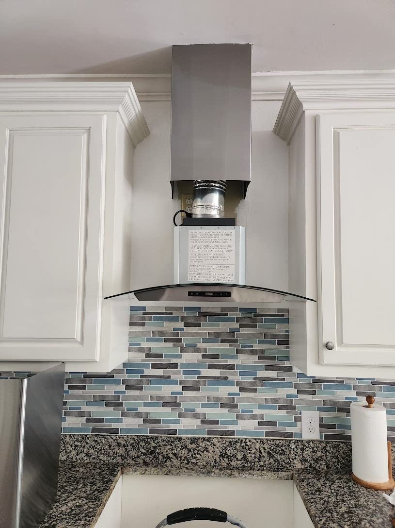 30 in. Vista Coll 380 CFM Ducted Wall Mount Range Hood LED, Stainless Steel customer photo 2
