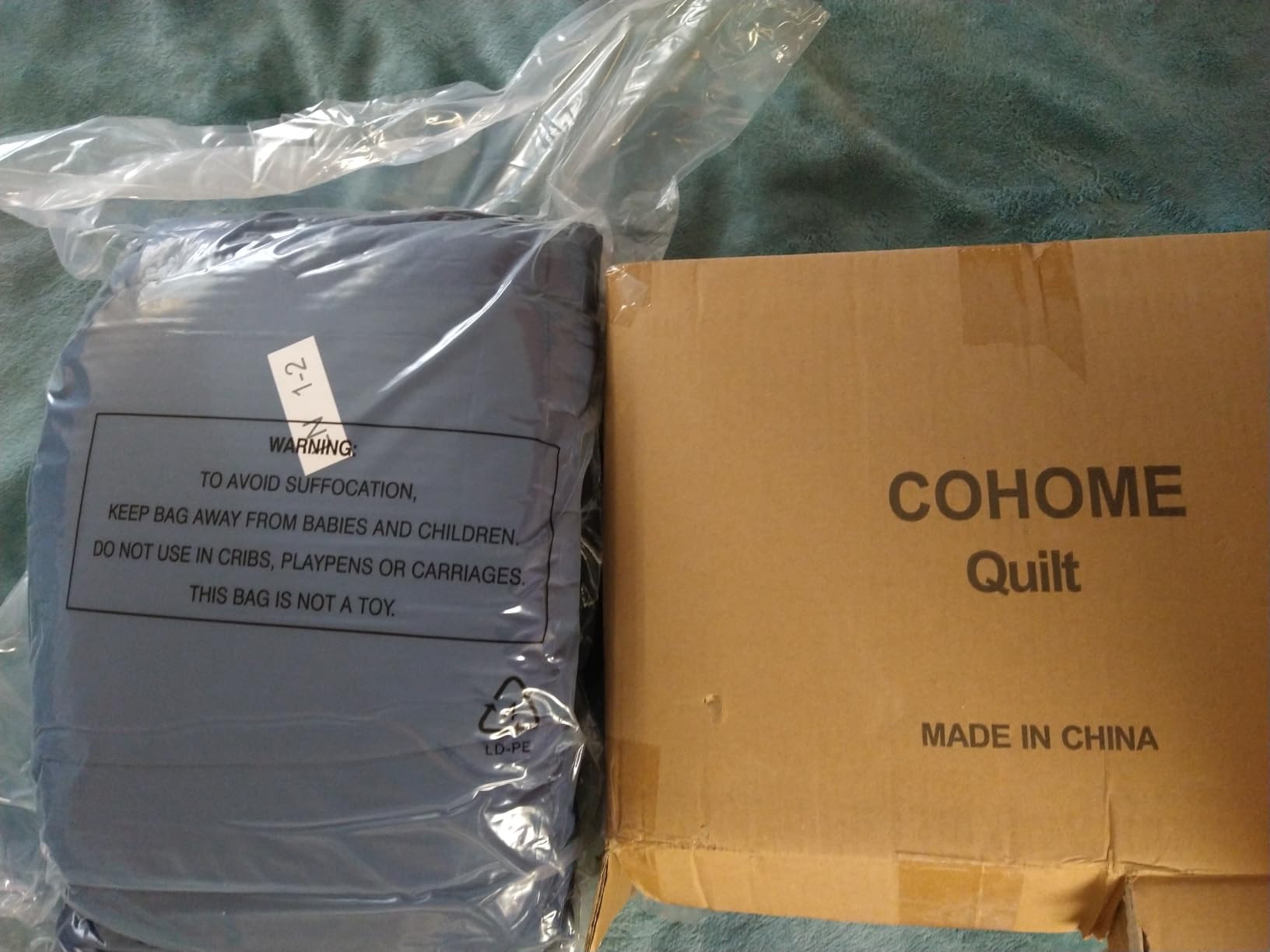 COHOME All-Season Queen Size Cooling Comforter Duvet Insert - White customer photo 1
