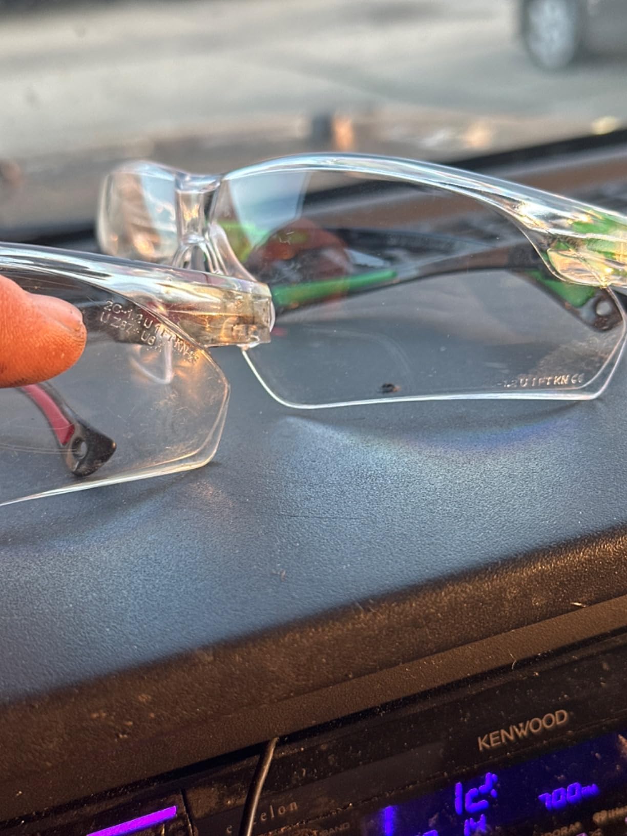 NoCry Clear Safety Glasses for Men and Women with Anti-Fog and Scratch Resistant Wrap Around Lenses, Adjustable Temples and Nose Pads — ANSI Z87 Certified Protective Eyewear with 100% UV Shielding customer photo 2