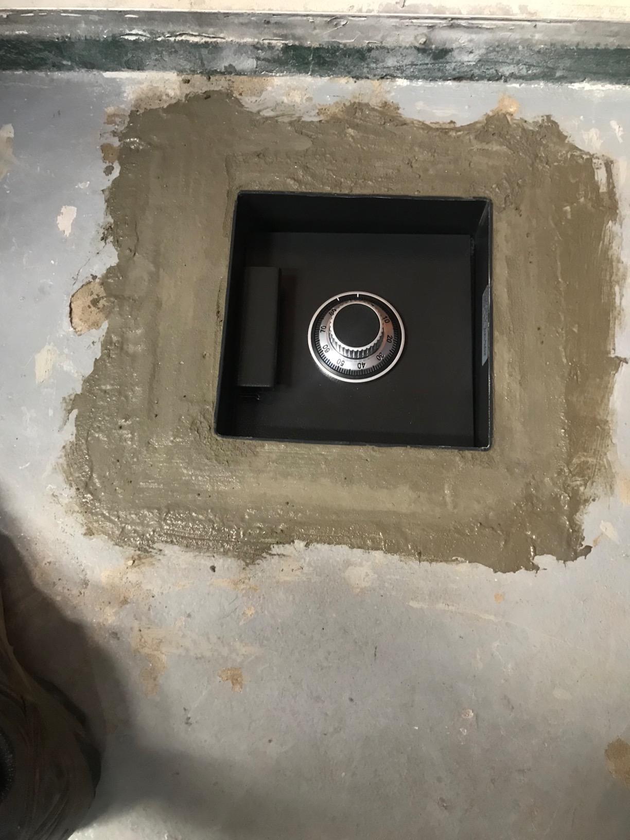 Protex IF-1212C II Floor Safe, under ground safe, LaGard group II combination lock, Sturdy steel cover,Drill resistant carburized hard plate, Powder coat finish customer photo 1
