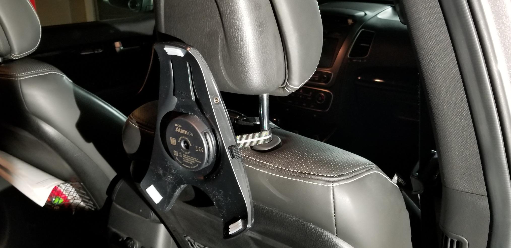 IQAir Atem Car Portable HyperHEPA Air Purifier for Pollution, Gas, & Odors customer photo 1