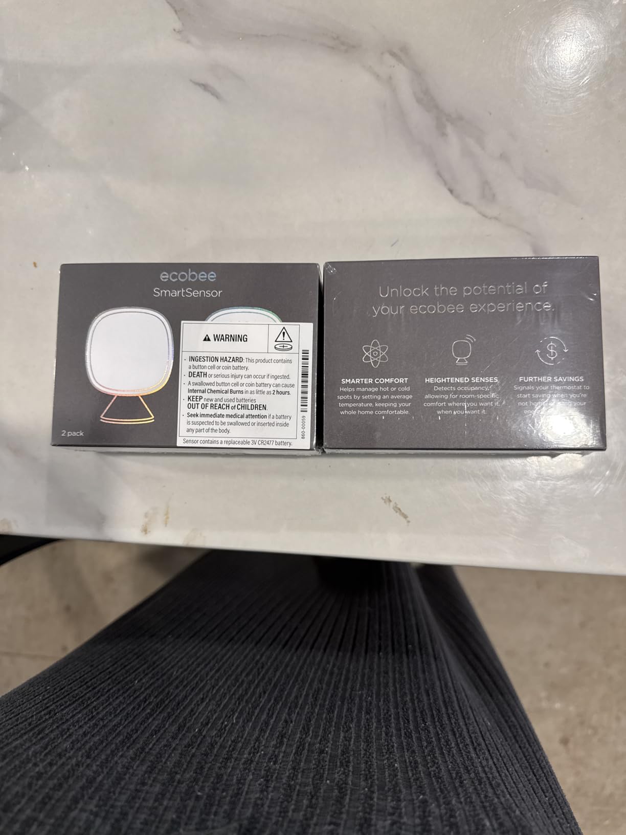 ecobee SmartSensor 2-Pack - Temperature & Occupancy Sensor customer photo 1