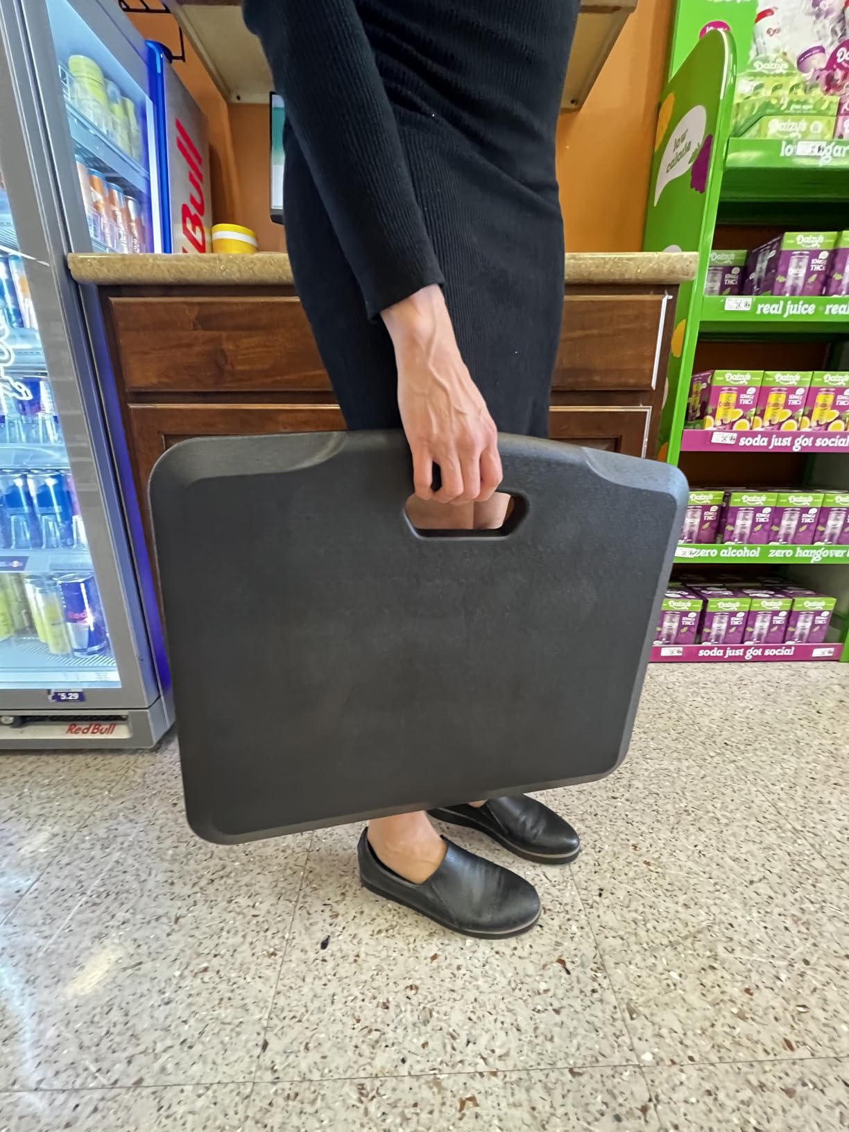 Mount-It! Anti Fatigue Floor Mat, 18x22, Black customer photo 2
