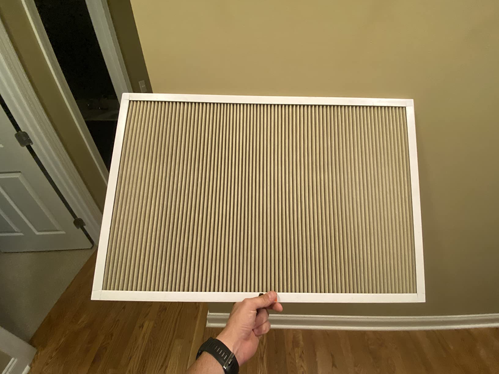 K&N 20x30x1 HVAC Furnace Air Filter, Lasts a Lifetime, Washable, Merv 11, the Last HVAC Filter You Will Ever Buy, Breathe Safely at Home or in the Office, HVC-12030 customer photo 2