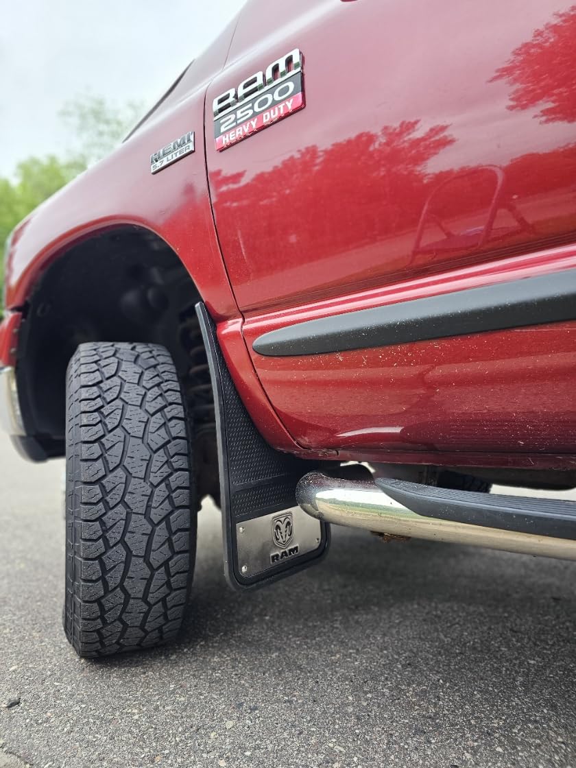 Plasticolor Ram Heavy Duty Front 12 X 23 Mud Guards, 12