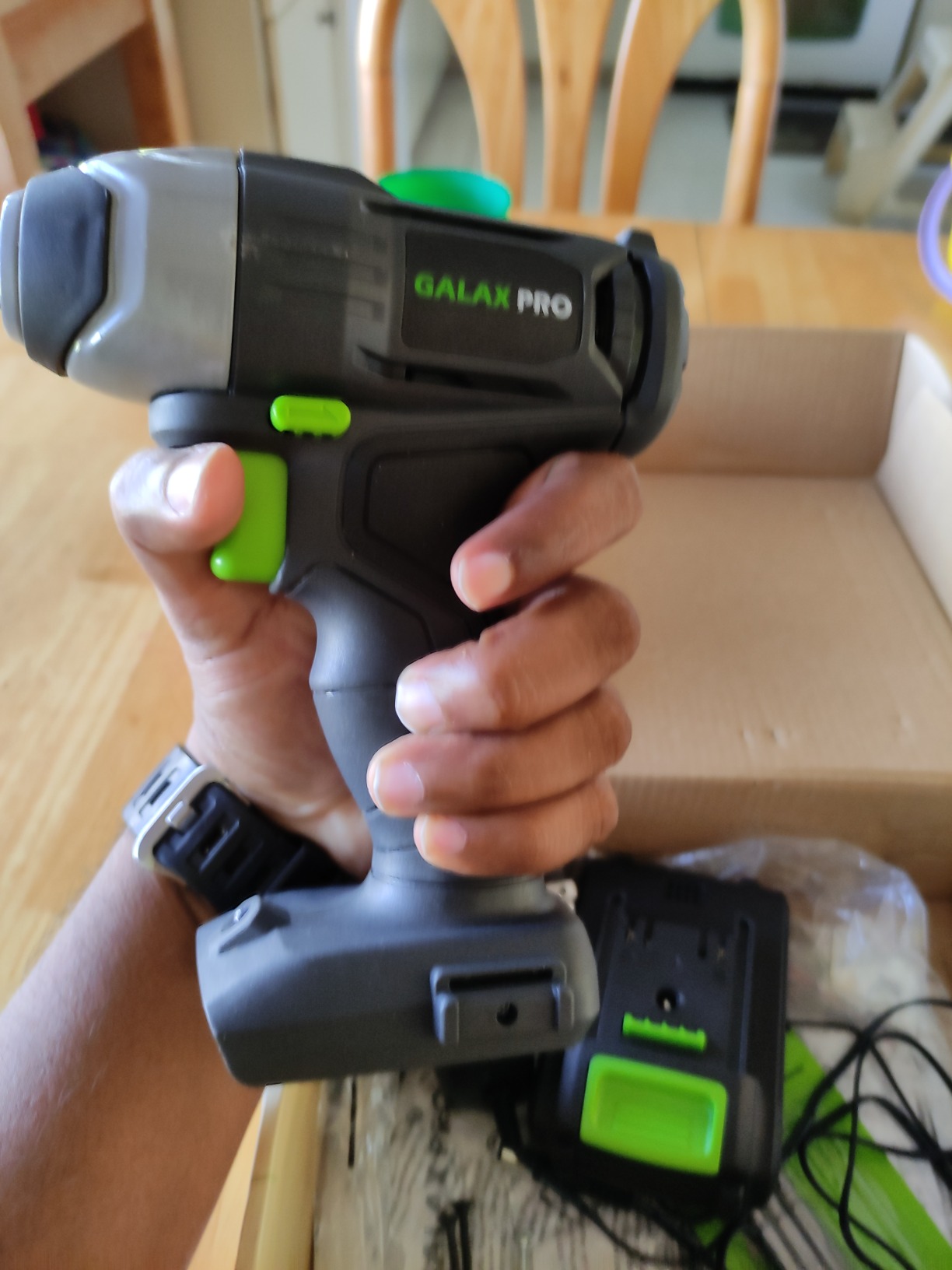GALAX PRO Cordless Drill Impact Driver combo kit with1.3 Ah Battery customer photo 1