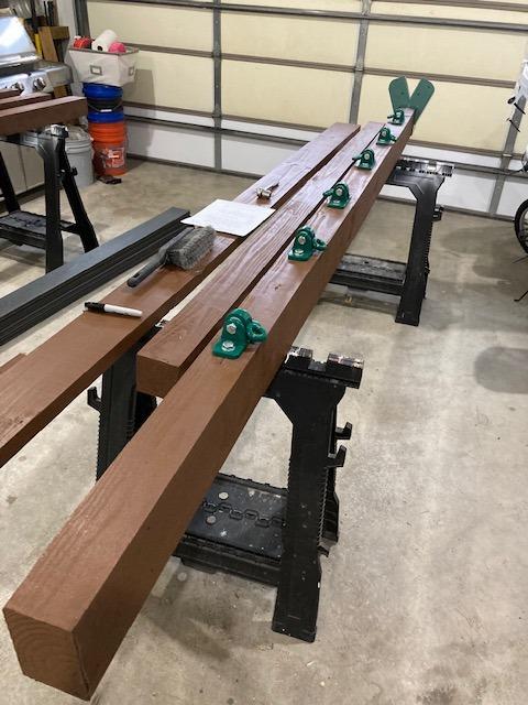 BETOOLL A-Frame 2 Brackets Swing Set Bracket with Mounting Hardware (Green) customer photo 2