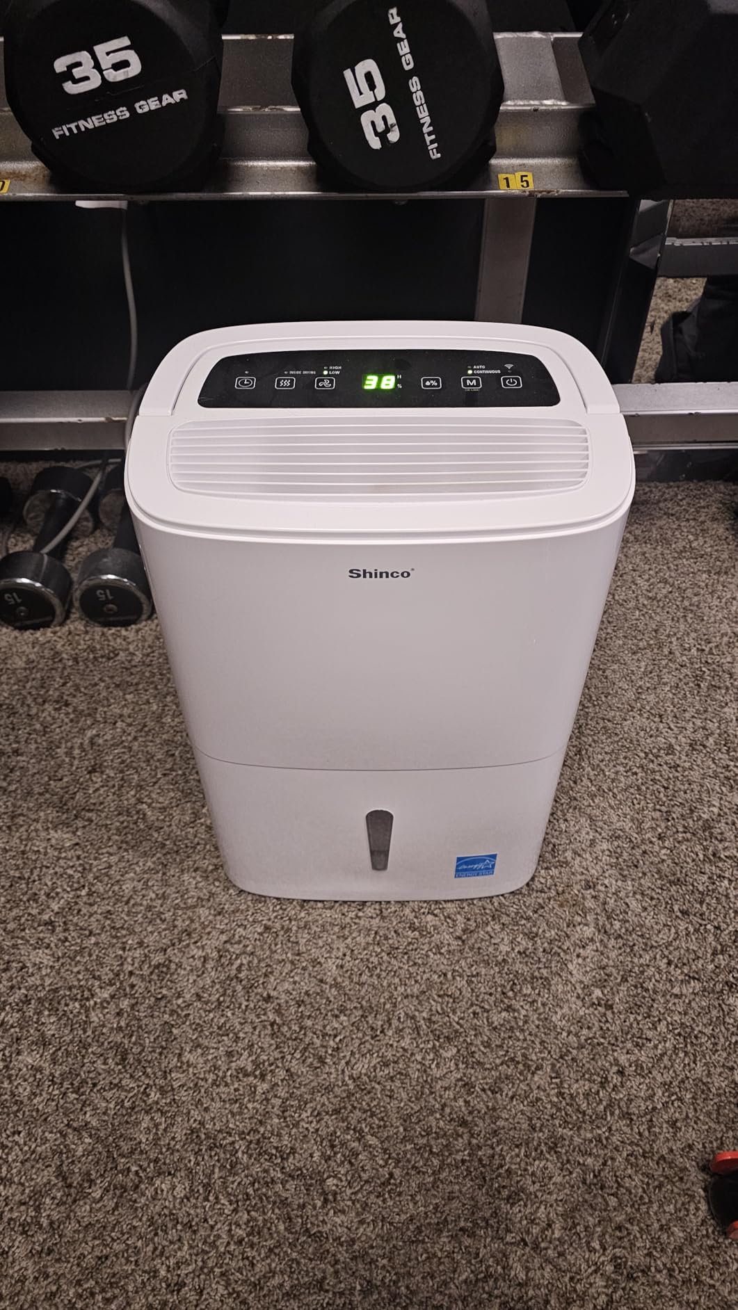Shinco 6,000 Sq.Ft Energy Star Dehumidifier with WIFI, Ideal for Large Rooms and Home Basements, Efficient Moisture Removal with Adjustable Humidity Control, 1.32 Gallons Water Tank customer photo 1