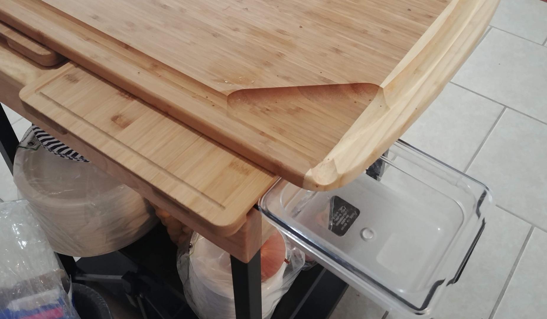 ENORMOUS 30 x 20 Organic Extra Large Cutting Board with Lifetime Replacements – Wood Bamboo Chopping Board - Wooden Butcher Block Cutting Board for Carving Turkey, Grilling Brisket and BBQ customer photo 2