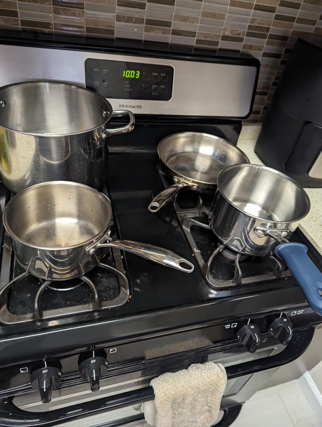 Cook N Home 7-Piece Tri-Ply Clad Stainless Steel Cookware Pots & Pans Set customer photo 2