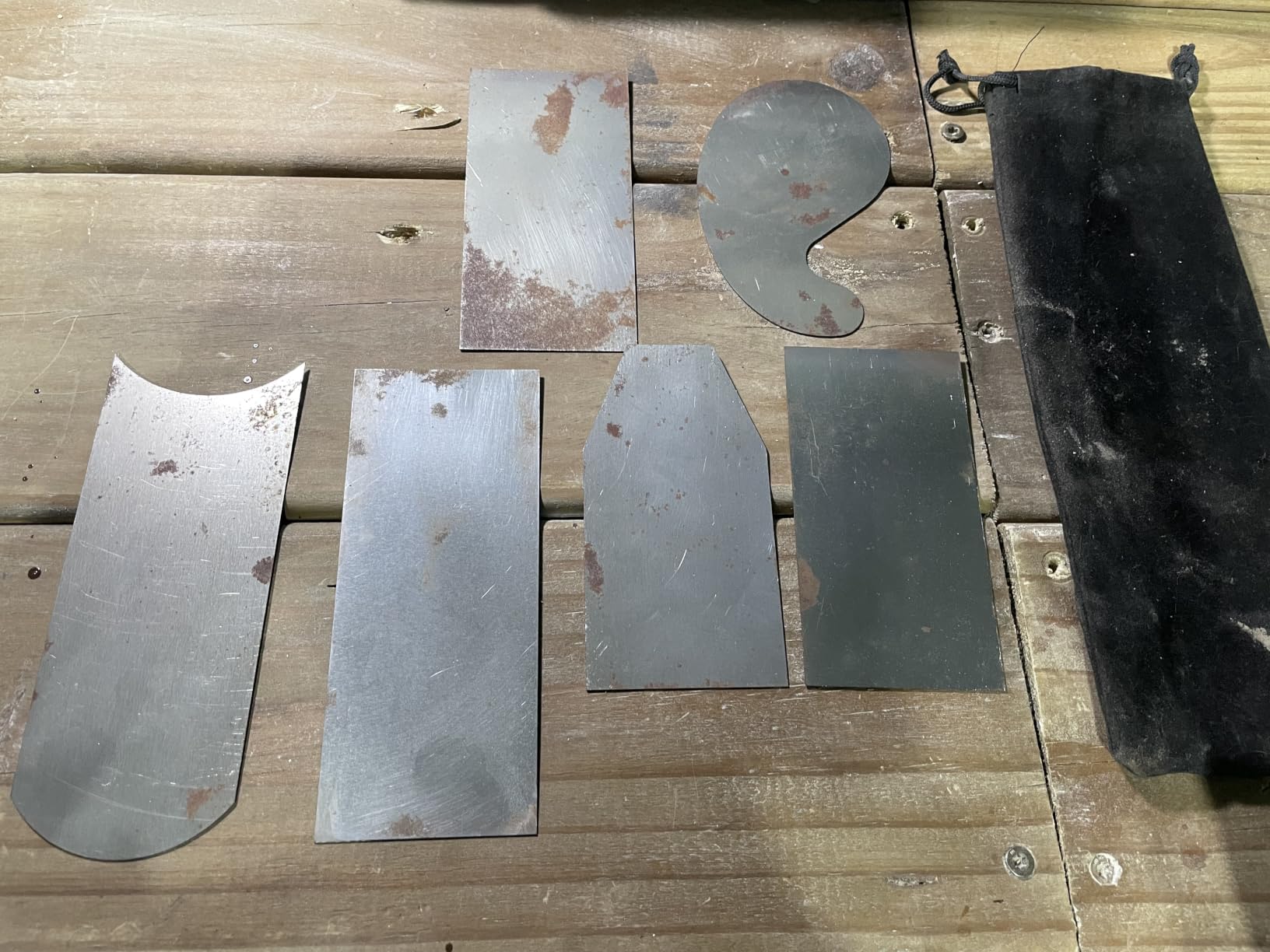 DEF Manganese Steel Cabinet Scrapers Tool, High-strength and Wear-resistant for Woodworking Scraper, Set of 6 customer photo 1