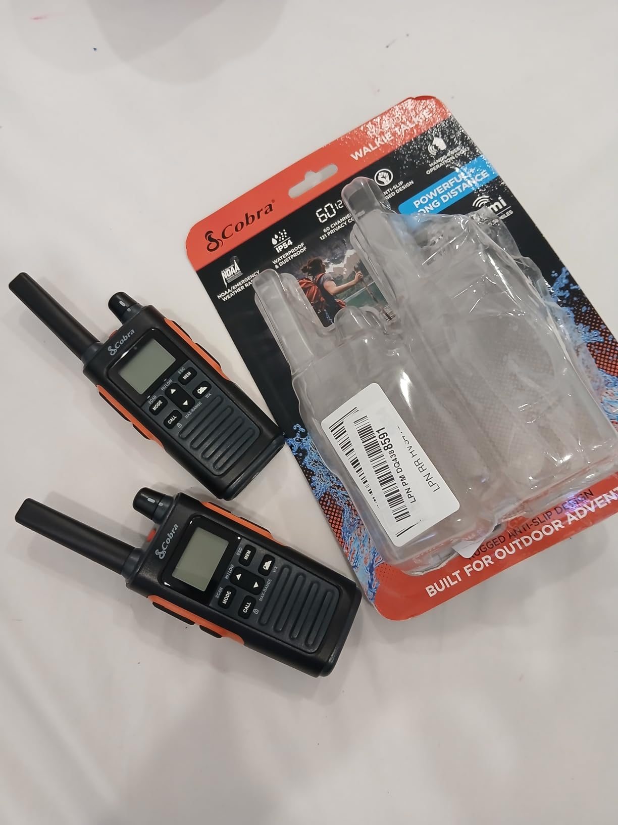 Cobra RX680 Walkie Talkies (2-Pack), IP54 Water Resistant Design customer photo 1