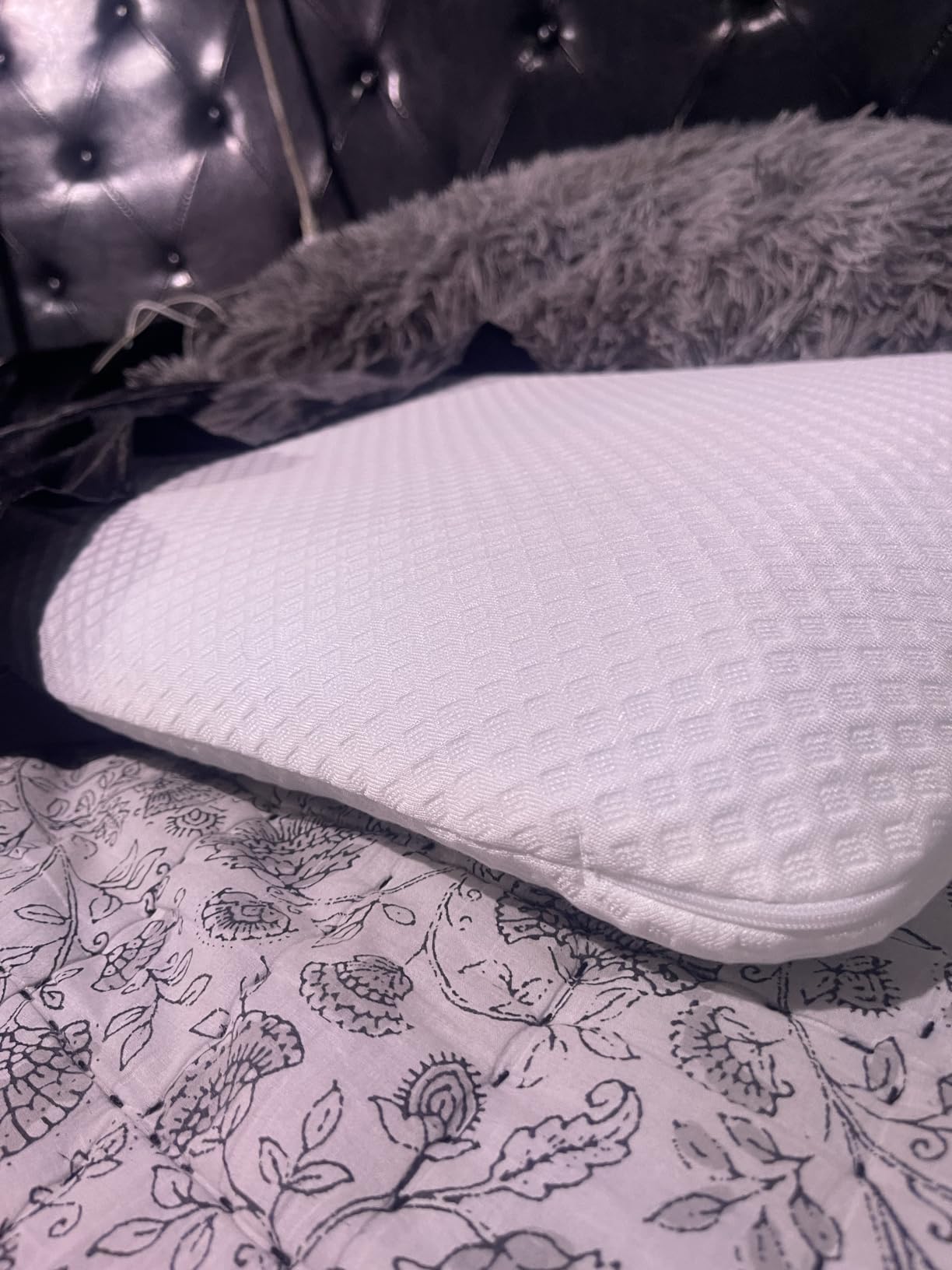 DLIGHT BD 2.7 Inch Ultra Thin Pillow, Low Profile Gel Memory Foam Pillow for Stomach Sleepers, Flat Pillow for Back Sleepers and Neck Support customer photo 1