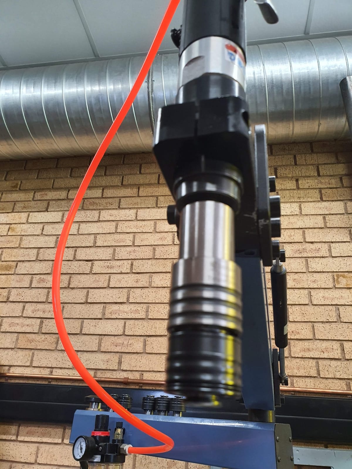 1000mm M3-M12 Pneumatic Tapping Machine Tapping Tool Drilling Threading Machine Air Tapper with 6 Chuck 360° arm 90° Head customer photo 1