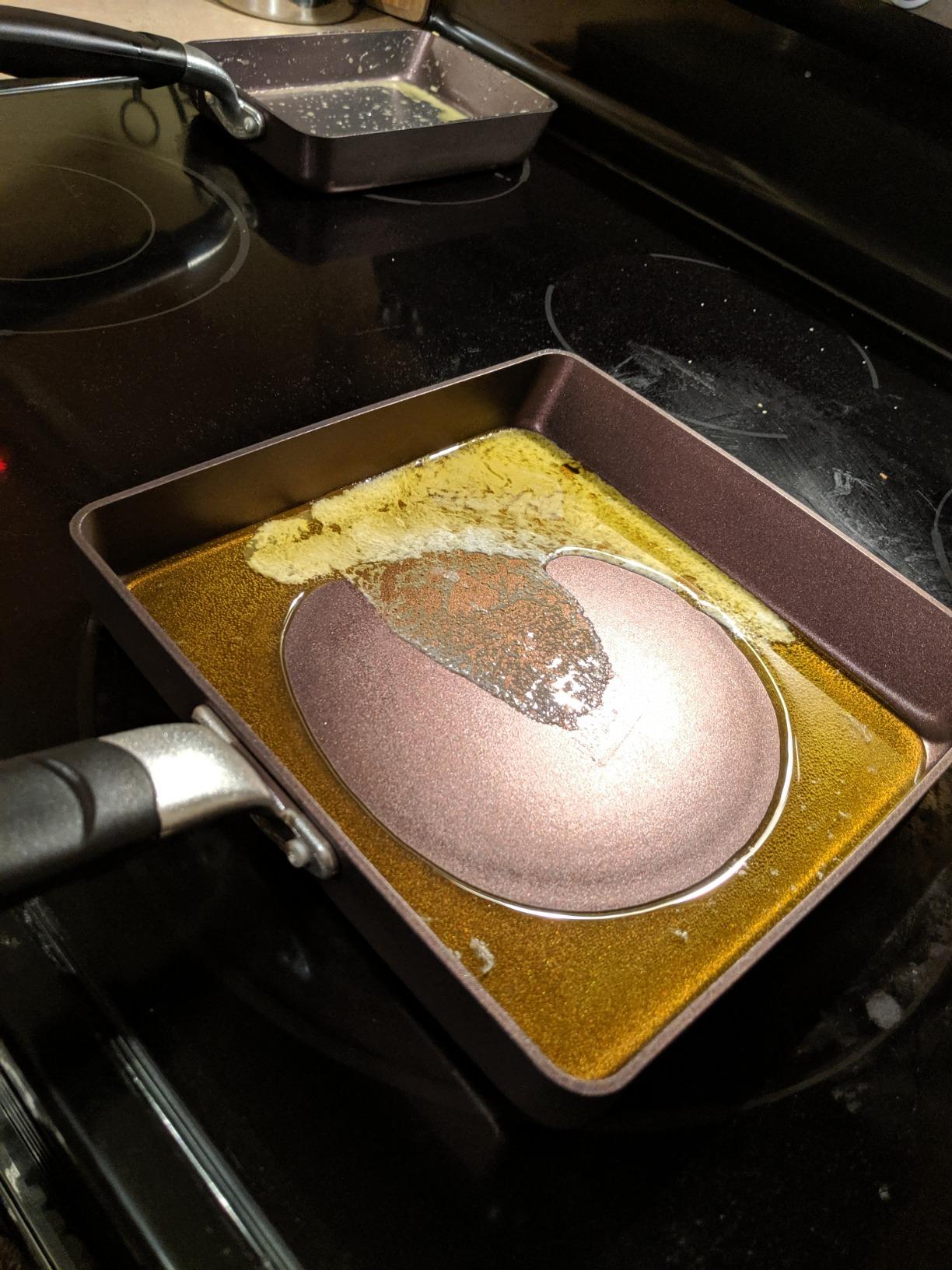 TECHEF - Tamagoyaki Japanese Omelette Pan/Egg Pan Skillet, PFOA-Free, Dishwasher Safe, Induction-Ready, Made in Korea (Black/Medium) customer photo 2