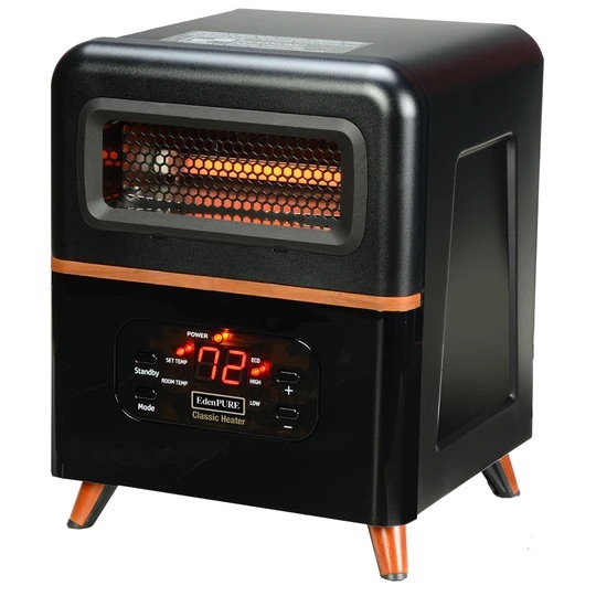 DR. INFRARED HEATER DR-978 New Upgraded Dual Heating Hybrid Portable Infrared Space Heater, 1500W with Remote customer photo 2
