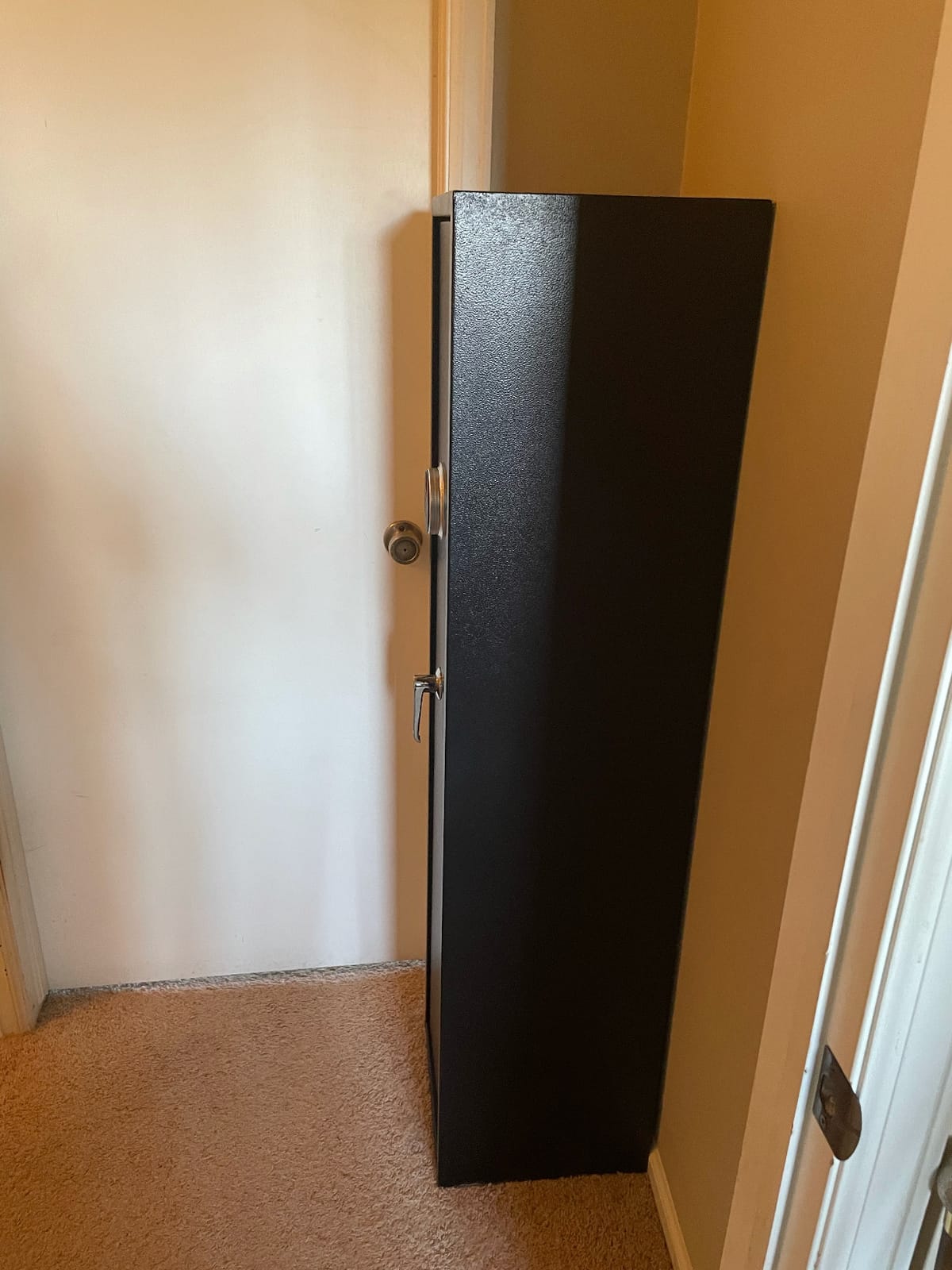 Langger V Biometric Rifle Gun Safe,Quick Access 5-Gun Large Improved Fingerprint Shotgun Security Cabinet for Rifle Shotgun w/o Scopes with Pistol Lock Box,Removable Storage Shelf (New Biometric Safe) customer photo 2