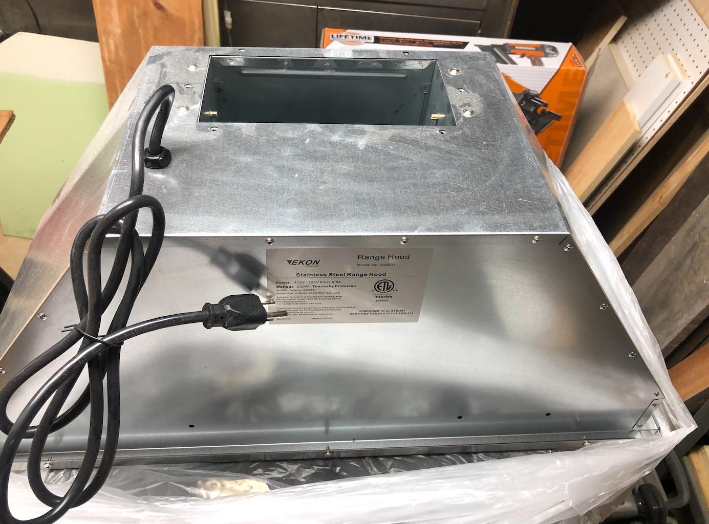 EKON Range Hood Insert 36 Inch, 900 CFM Built-in Kitchen Vent Hood, Ducted or Ductless Convertible, 4-Speed Soft Touch Panel, Stainless Steel Filters, Over Stove Vent Hood NAB01-36 customer photo 2