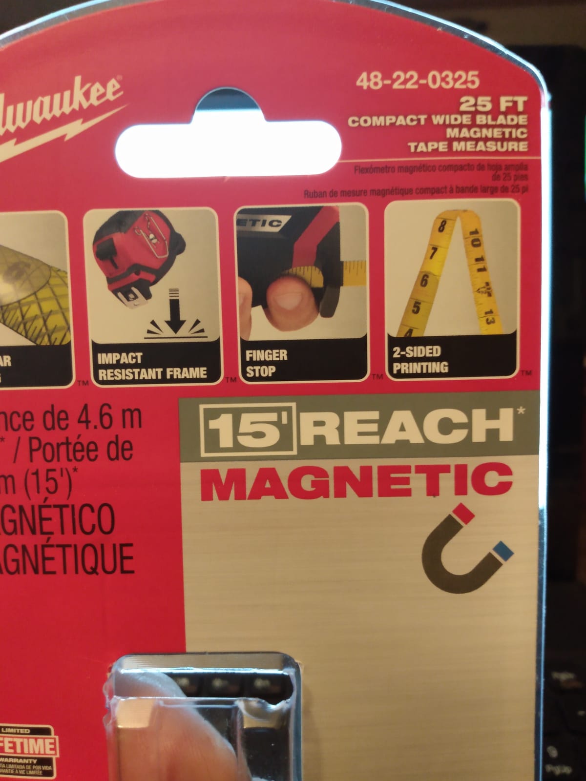 Milwaukee 48-22-0325 Compact Wide Blade Magnetic Tape Measures customer photo 1
