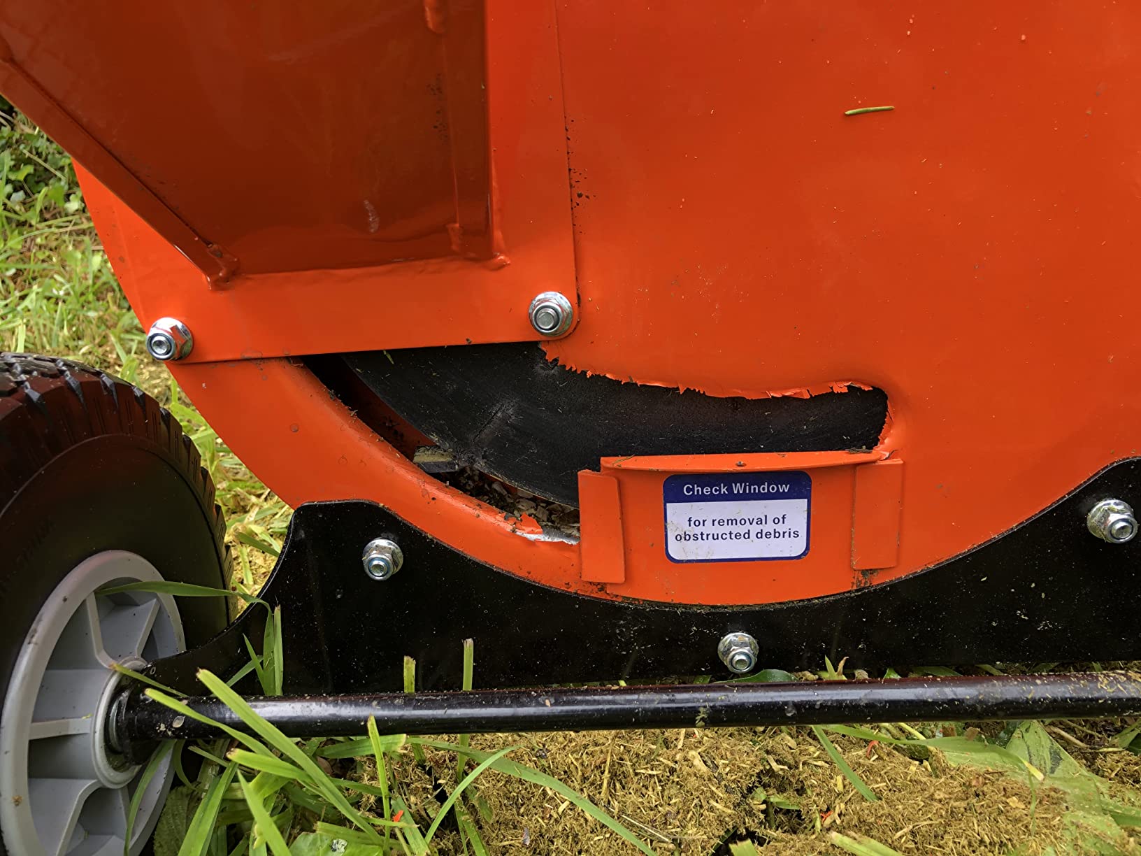 C30 Wood Chipper Shredder Mulcher 7 HP 212cc Heavy Duty Rotor Engine Gas Powered 3 inch Max Wood Diameter Capacity 20:1 Reduction Ratio customer photo 2