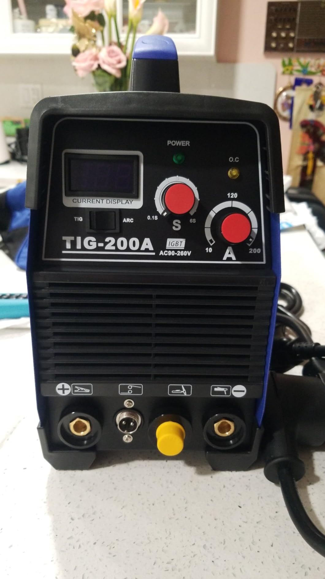 S7 200A TIG Welder with DC TIG and Stick Welding customer photo 2