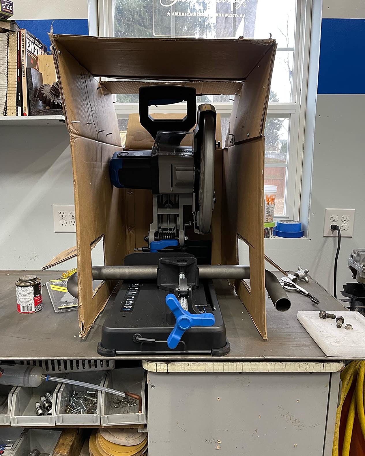 Evolution S355CPSL – Heavy Duty 14 Inch Metal Cutting Chop Saw W/ 14 Inch Carbide-Tipped Blade | Dry Cut | Miter 45° | Chop Saw For Cutting Metal – Accurate. Powerful. Reliable customer photo 2