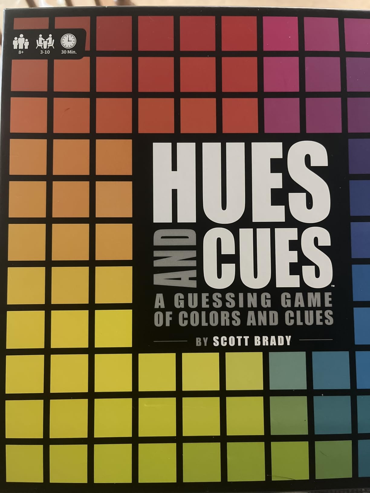 HUES and CUES - Vibrant Color Guessing Board Game for 3-10 Players Ages 8+, Connect Clues and Guess from 480 Color Squares customer photo 1
