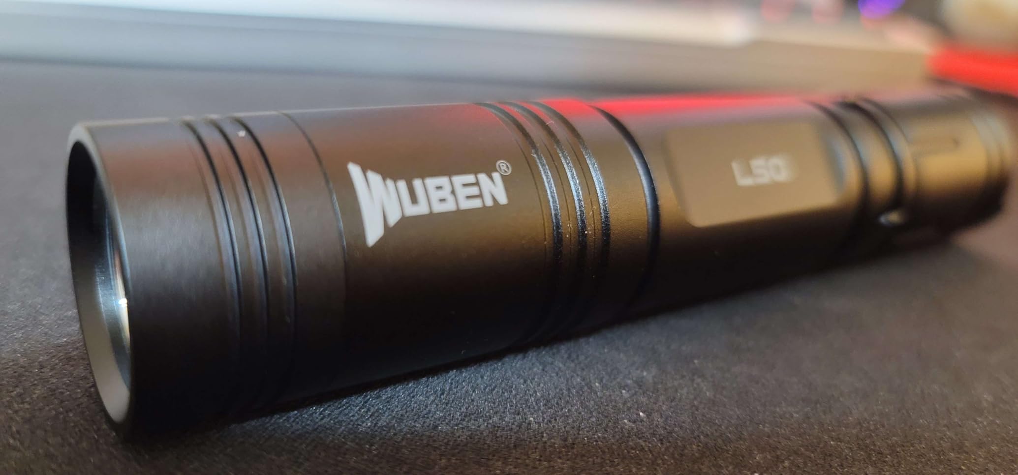 WUBEN L50 Rechargeable Tactical Flashlight, 1200 High Lumens Super Bright customer photo 2